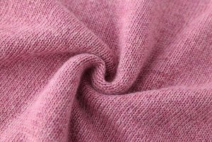 Платье+удлиненный свитер,темно-розовый