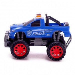Машина радиоуправляемая «Полицейский джип», работает от батареек, цвета МИКС