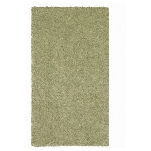 СТОЭНСЕ Ковер, короткий ворс, светлый оливково-зеленый80x150 см