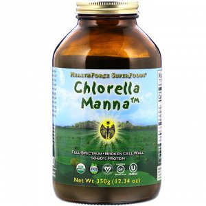 HealthForce Superfoods, Chlorella Manna, 12.34 oz (350 g)