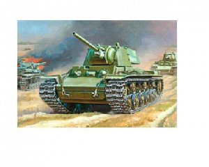 Сборная модель ZVEZDA Тяжелый советский танк КВ-1