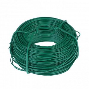 Проволока подвязочная, 100 м, d = 1,2 мм, зелёная, Greengo