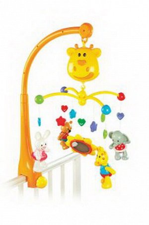 Музыкальная игрушка Жирафики Карусель Мобиль многофункциональный "Жирафик" с подвесками-трещотками1