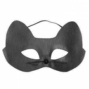 Карнавальная маска «Киска», цвет серебряный