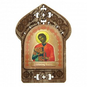 Именная икона "Благоверный князь Александр Невский", покровительствует Александрам