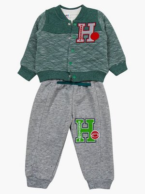 Комплект для мальчика: лонгслив, толстовка и штанишки