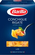 Макароны "Барилла" CONCHIGLIE RIGATE 450г (ракушки большие / конкилье ригате) 1/12, шт