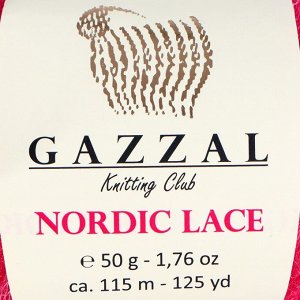 Пряжа "Nordic Lace" 48% акрил, 31% полиамид, 21% шерсть 115м/50гр (5021)
