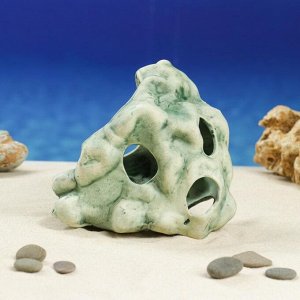 Декорация для аквариума "Камень" 16 см ? 16 см ? 10 см, микс