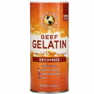 Great Lakes Gelatin Co., Beef Gelatin, Unflavored, 16 oz (454 g)