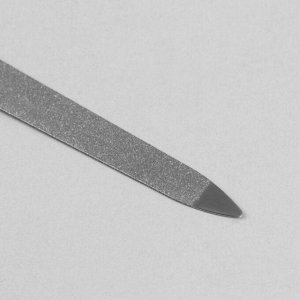 Пилка металлическая для ногтей, 12 см, в чехле, цвет МИКС