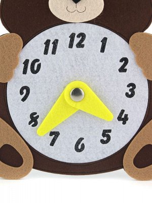 Развивающая игра «Часы.Медведь» (Фетр), 1601003