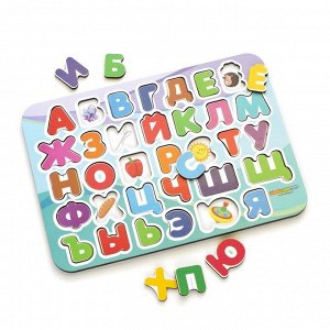 WoodLand Toys Изучаем буквы, 2 цвет.слоя, 092203