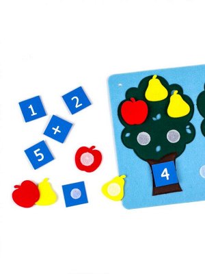 WoodLand Toys Развивающий планшет «Два дерева» (Фетр), 1301004