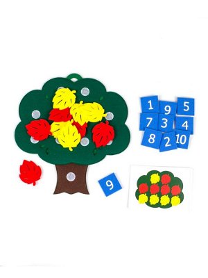 Развивающая игра «Дерево с листьями» (Фетр), 1301005