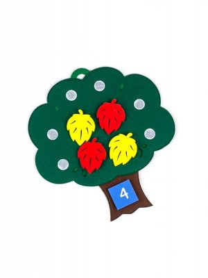 Развивающая игра «Дерево с листьями» (Фетр), 1301005