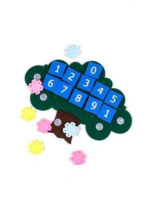 Развивающая игра «Дерево с цветочками» (Фетр), 1301007