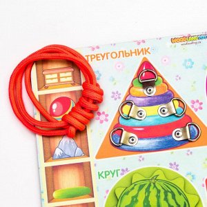 WoodLand Toys Бизиборд &quot;&quot;геометрические формы&quot;&quot;, 112202