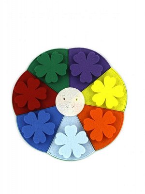 Развивающая игра «Радужный круг. Цветочки» (Фетр), 1501007