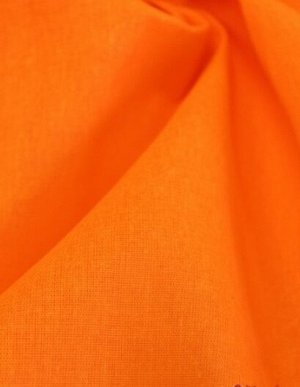 Бязь цв.Оранжевый, ш.1,5м, хлопок-100%, 110гр/м.кв