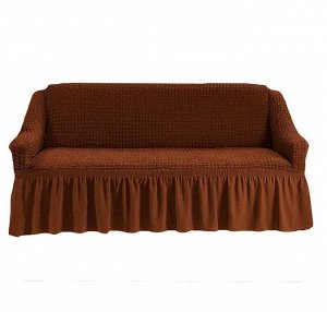 Чехол на 3-х местный диван коричневый