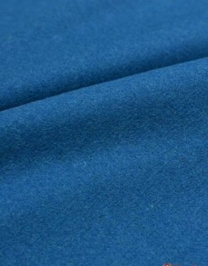 Сукно цв.Лазурно-синий, СОРТ 2, ш.1.5 м, шерсть-83%, ПА-17%, 281 гр/м.кв