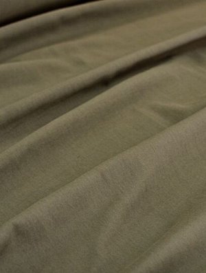 Плательный хлопок Серо-зеленый хаки,1.46 м, хлопок-100%, 160гр/м.кв