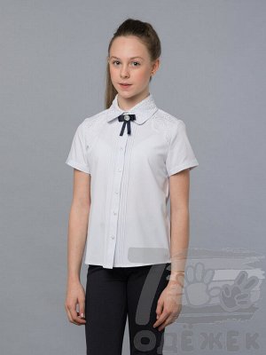 755-1 Блузка для девочки с коротким рукавом