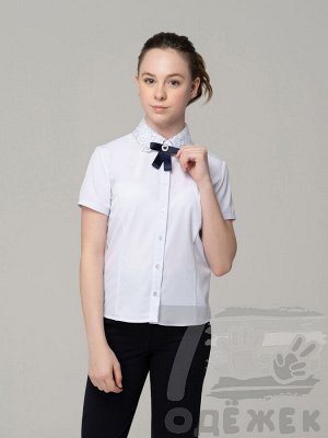 758-1 Блузка для девочки с коротким рукавом