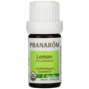 Pranarom, Essential Oil,  Lemon, .17 fl oz (5 ml)