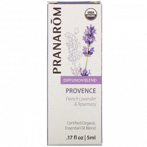 Pranarom, Essential Oil,  Diffusion Blend, Provence, .17 fl oz (5 ml)