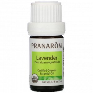 Pranarom, Essential Oil, Lavender, .17 fl oz (5 ml)