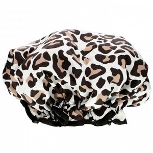 The Vintage Cosmetic Co., Shower Cap, Leopard Print, 1 Count