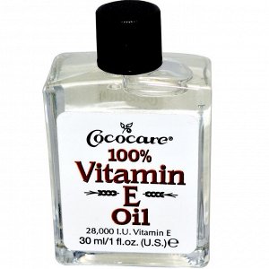 Cococare, 100% масло c витамином Е, 1 жидкая унция (30 мл)