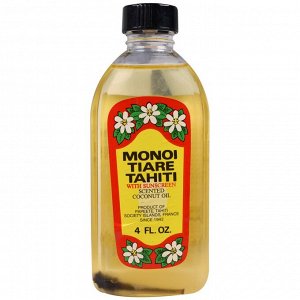 Monoi Tiare Tahiti, Масло для загара с солнцезащитным экраном, 120 мл (4 унции)