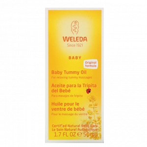 Weleda, Масло Baby Tummy, 1,7 жидких унций (50 мл)