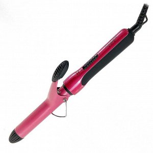 Щипцы для завивки волос 25 Вт, 25 мм LUX DL-0627 розовые с черным
