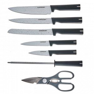 Набор ножей 7 предметов на акриловой подставке BE-2260N