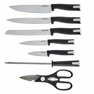 Набор ножей 7 предметов на акриловой подставке BE-2261N