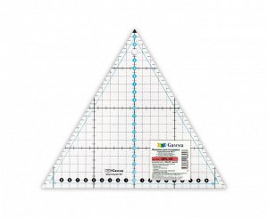 Линейка для пэчворка" треугольник 60*" 20*23см