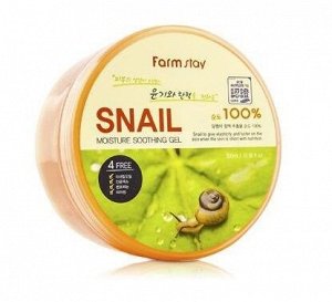 Farm Stay Snail Moisture Soothing Gel Гель увлажняющий успокаивающий со слизью улитки 300 мл