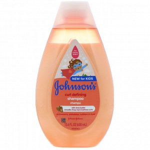 Johnson & Johnson, Для детей, серия «Укрощение кудряшек», шампунь, 400 мл