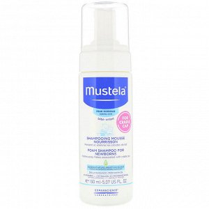 Mustela, Baby, Foam Shampoo For Newborns, For Normal Skin, 5.07 fl oz (150 ml)