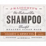 J.R. Liggett&amp;#x27 - s, Твердый шампунь в старом стиле, кокосовое и аргановое масло, 99 г (3,5 унции)