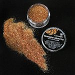 Глиттер съедобный пищевой Темное золото Caramella, 5 гр