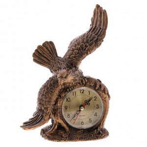 Часы настольные декоративные "Орел", L15 W10 H22 см (1xАА не прилаг.)