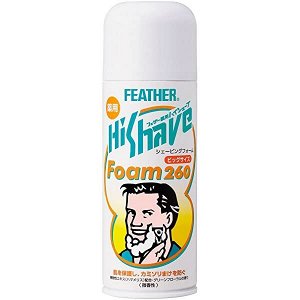 Пена д/бритья экстракт гамамелиса с лечебным эффектом Feather "HiShave" 260 г