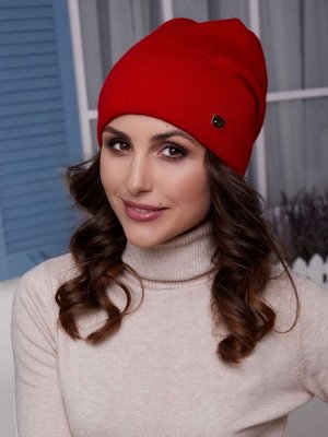 Женская шапка Квинс Красный
