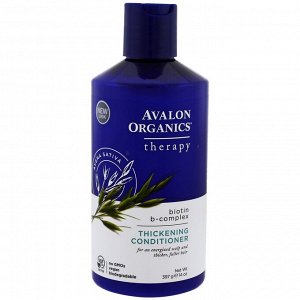 Avalon Organics, Кондиционер для густоты волос, терапия с комплексом биотина B, 397 г