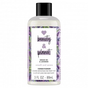 Love Beauty and Planet, Smooth and Serene Conditioner, Argan Oil & Lavender, 3 fl oz (89 ml)